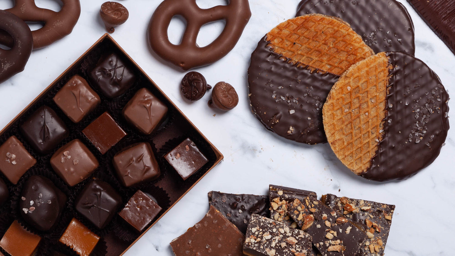 Photograph of chocolates.