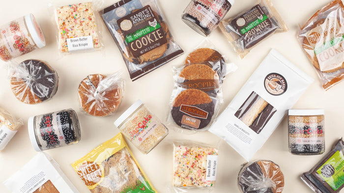 Sweet Street Manifesto cookies, Stroopies, Lancaster Cupcake jarcakes & Erica Joy Bakes biscotti–Pennsylvania's best cookie gift alternative.