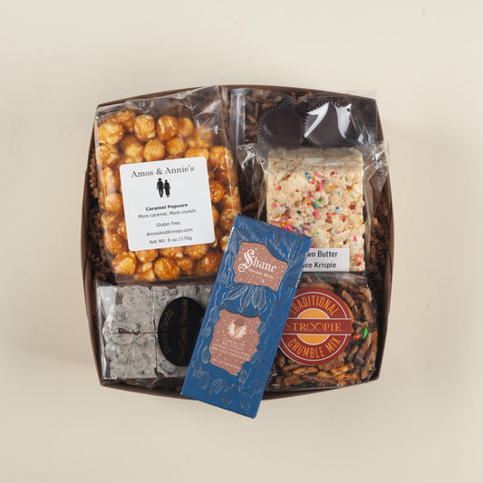 Pennsylvania sweet gift box featuring America's oldest candy shop, Shane Confectionery, alongside small-batch Lancaster County sweet treats.