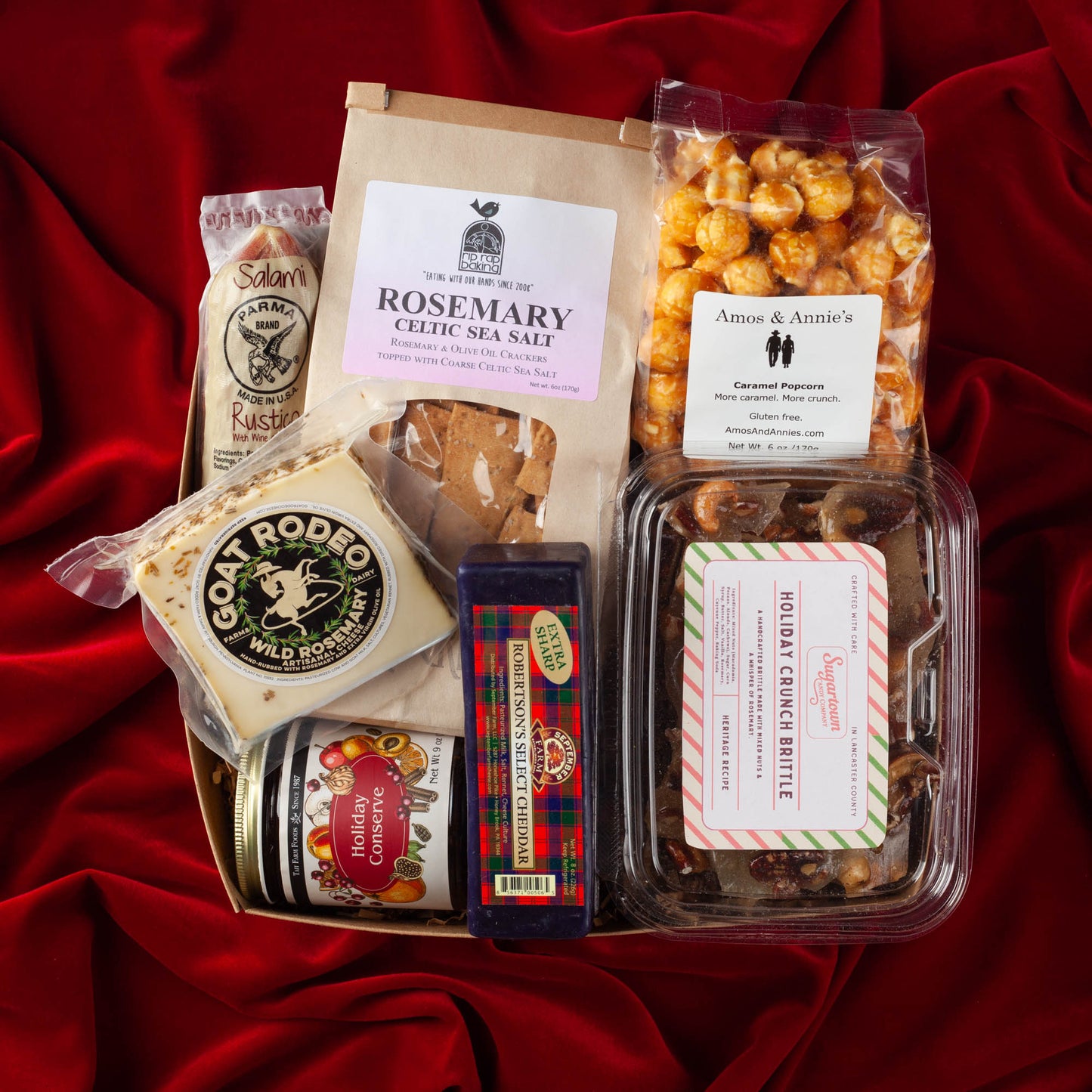 Festive & Fancy Cheese Gift Box