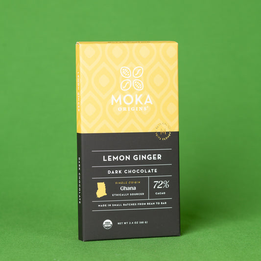 Lemon Ginger Chocolate Bar