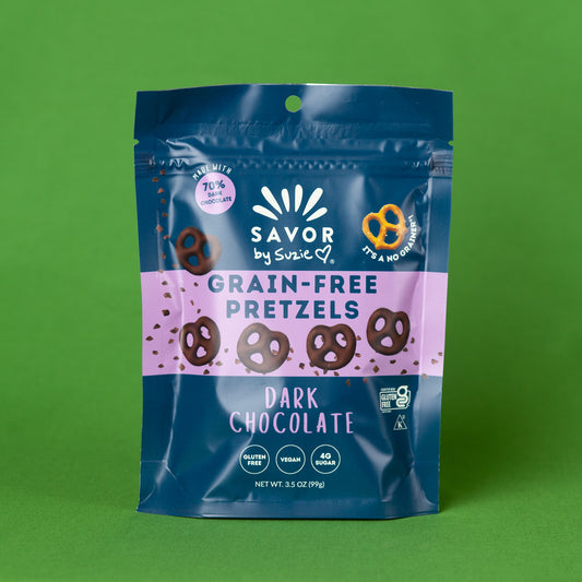 Gluten-Free Dark Chocolate Pretzels