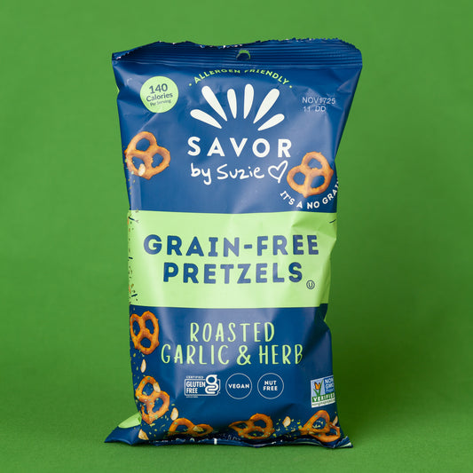 Gluten-Free Garlic & Herb Pretzels Large