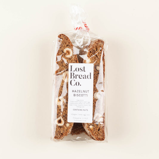 Spelt Hazelnut Biscotti